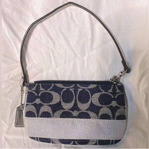 Coach Denim Wristlet